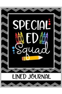 Special Ed Squad Lined Journal