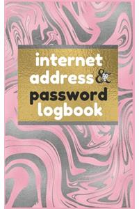 Internet Address & Password Logbook