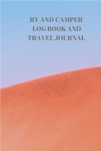 RV and Camper Log Book and Travel Journal