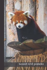 wood red panda