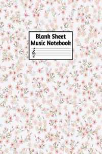 Blank Sheet Music Notebook