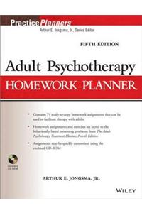 Adult Psychotherapy Homework Planner [With CDROM]