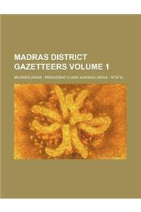 Madras District Gazetteers Volume 1