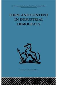 Form and Content in Industrial Democracy