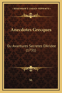 Anecdotes Grecques