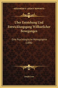 Uber Entstehung Und Entwicklungsgang Willkurlicher Bewegungen