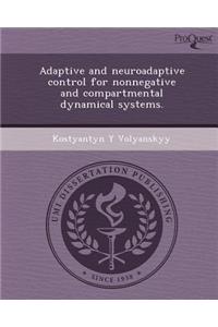 Adaptive and Neuroadaptive Control for Nonnegative and Compartmental Dynamical Systems