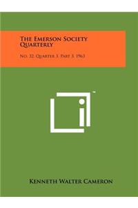 The Emerson Society Quarterly