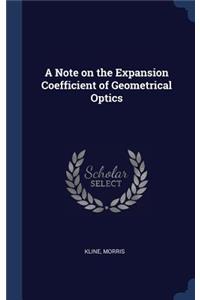 Note on the Expansion Coefficient of Geometrical Optics