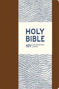 NIV Journalling Brown Imitation Leather Bible with Clasp