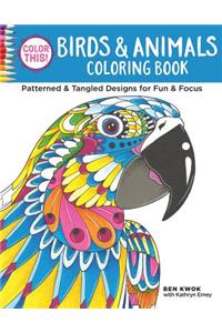 Color This! Birds & Animals Coloring Book