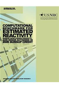 Computational Benchmark for Estimated Reactivity Margin from Fission Products and Minor Actinides in BWR Burnup Credit