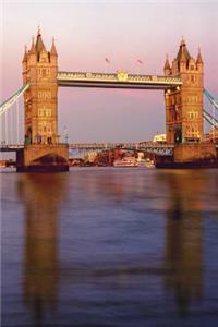The Tower Bridge in London Journal in Purple