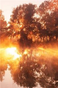 Golden Pond Grid Notebook