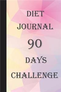 Diet Journal 90 Days Challenge