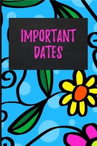 Important Dates