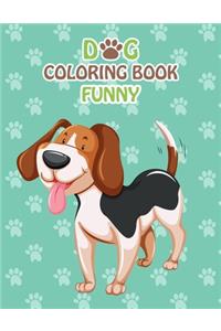 Dog Coloring Book Funny