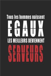 Tous Les Hommes naissent Egaux, Les Meilleurs deviennent Vendeurs carnet de notes