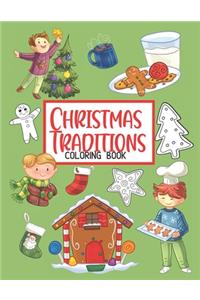 Christmas Traditions Coloring Book
