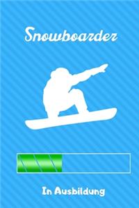 Snowboarder in Ausbildung