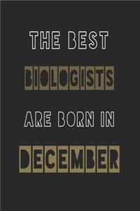 The Best biologists are born in December journal