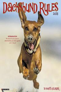 Just Dachshund Rules 2018 Wall Calendar (Dog Breed Calendar)