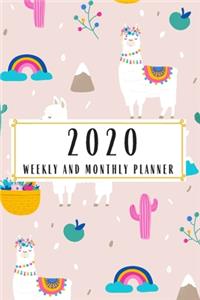 2020 Weekly And Monthly Planner
