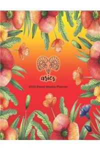 Aries 2020 Dated Weekly Planner