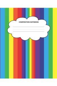 Rainbow Composition Notebook