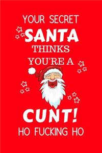 Your Secret Santa Thinks You're A Cunt Ho Fucking Ho