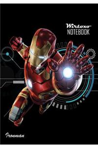 Notebook: Iron Man Medium College Ruled Notebook 130 Page Lined 7 X 10 in (17.78 X 25.4 CM)