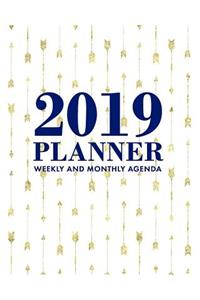 2019 Planner Weekly and Monthly Agenda