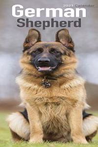 German Shepherd 2021 Slim Calendar