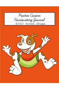 Practice Cursive Handwriting Journal