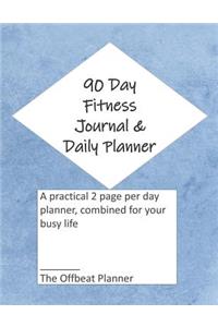 90 Day Fitness Journal & Daily Planner