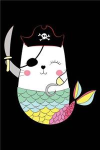 Merkitty Cute Cat Mermaid Unicorn Journal