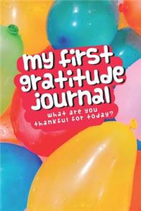 My First Gratitude Journal