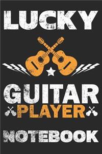 Lucky Guitar Player Notebook