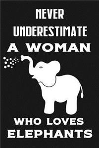 Never Underestimate a Woman Who Loves Elephants