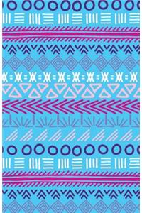 Bullet Journal Tribal Art Pattern Blue