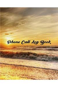 Phone Call Log Book