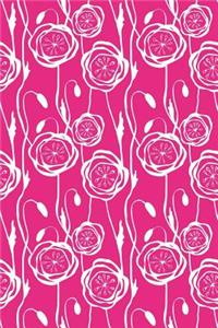 Journal Notebook Scribbly Flowers Pattern 5