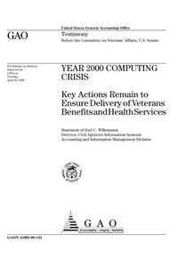 Year 2000 Computing Crisis: Key Actions Remain to Ensure Delivery of Veterans Benefits and Health Services
