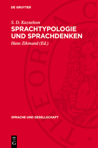 Sprachtypologie Und Sprachdenken