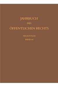 Jahrbuch Des Offentlichen Rechts Der Gegenwart. Neue Folge