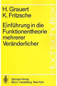 Einführung in Die Funktionentheorie Mehrerer Veränderlicher