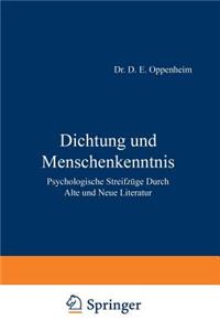 Dichtung Und Menschenkenntnis