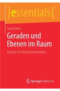 Geraden und Ebenen im Raum
