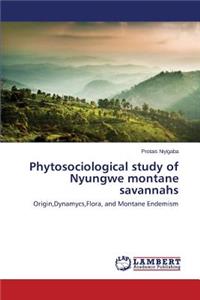 Phytosociological study of Nyungwe montane savannahs