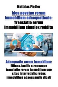 Idea novatae rerum immobilium adaequationis